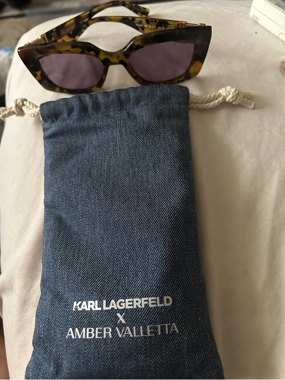 Karl Lagerfeld Tortoiseshell Cat-Eye Sunglasses